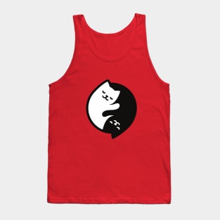 Yin Yang cats Tank Top